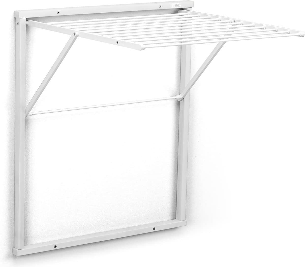 Inklapbaar Droogrek Universeel Wasrek voor in de Badkamer/Tuin/Slaapkamer/Balkon - Aluminium x B x H) 69 x 63 x 80 centimeter — afbeelding 1