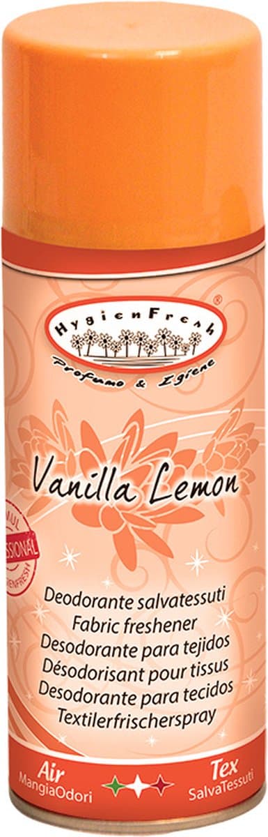 HygienFresh Vanilla Lemon textielspray 400 ml — afbeelding 1