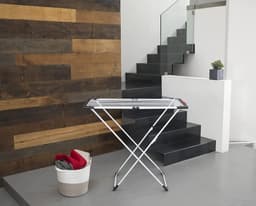 Staal aluminium wit wasrek - 62 x 125 x 133 cm - verrassend design — thumbnail 2