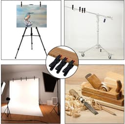 Ibenzoa® Universele Set van 4 Sterke Nylon Veerklemmen voor Creatieve Projecten en Fotografie — thumbnail 4