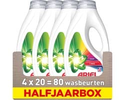 Ariel Vloeibaar Wasmiddel Kleur - 4 x 20 Wasbeurten