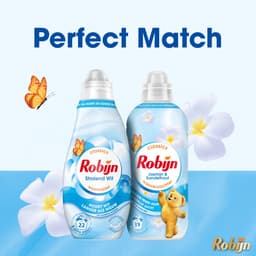 Robijn Perfect Match Wasmiddel en Wasverzachter Pakket - Stralend Wit + Jasmijn & Sandelhout - voor langdurige witbescherming - set van 5 (60 wasbeurten) — thumbnail 3