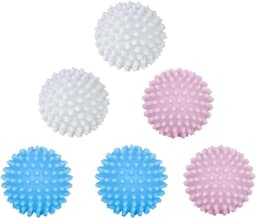 Herbruikbare Drogerballen voor Wasdroger en Wasmachine - 6 stuks, Egelballen voor Wollig Wasgoed, Ideaal voor Donsjassen — thumbnail 1
