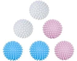 Herbruikbare Drogerballen voor Wasdroger en Wasmachine - 6 stuks, Egelballen voor Wollig Wasgoed, Ideaal voor Donsjassen