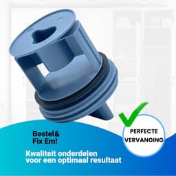 Fixem® - Wasmachine pluizenzeef filter geschikt voor Bosch, Siemens 00647920, 00605010 - 1 Stuk — thumbnail 3