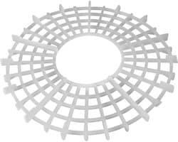 Dparts centrifuge matje - 23cm - 1 stuk - flexibel en stevig - mat voor wasgoed - centrifugematje geschikt voor AEG en Thomas centrifuges — afbeelding 1