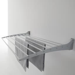 2x Foxydry Fold 100 DOWN - wasdroogrek wandmontage clicksysteem - neerwaartse sluiting - 100 x 50 x 10 cm — thumbnail 2
