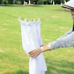 BukkitBow - Intrekbare Waslijn 10 Meter - Draagbaar & Compact - Stevige Waslijn - Voor Reizen, Camping & Wasgoed — thumbnail 4