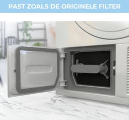 Bramokava 10x Filter geschikt voor Miele Droger 9164761 - 210 x 155 x 30 mm - Spons Foam Schuimfilter — thumbnail 3