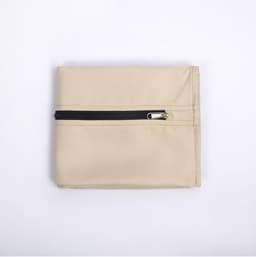 Waszakken voor huisdieren - Waszakken van twill polyester - Grote waszakken met rits - Voorkomt dat waszakken verstopt raken door dierenhaar - Waszakken voor huisdierendekens - Geweldig voor honden en katten (70x80cm) - khaki-L — thumbnail 3
