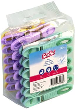 36 X Sorbo Wasknijpers - Soft Grip - UV Beschermd - Extra grip - Van Toen Het Nog Kwaliteit Was - Leuke Pastel Kleuren - 36 stuks - Wasknijpers Extra Sterk - Made in EU — thumbnail 5