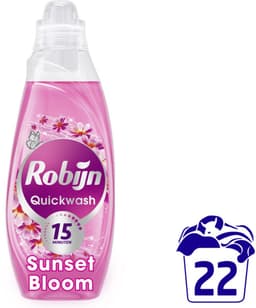 Robijn Advanced Quickwash Vloeibaar Wasmiddel Sunset Bloom 22 Wasbeurten 837 ml — thumbnail 2
