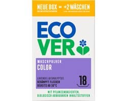 ecover Waspoeder Wasmiddel kleur, 18 wasbeurten