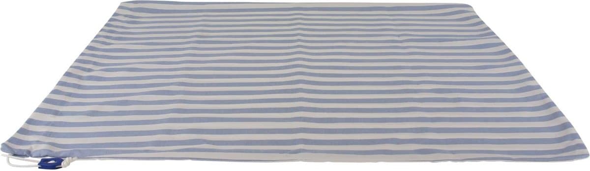 Waszak 60x60 cm - Met K-locksluiting - Blauw gestreept — afbeelding 1