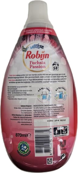 Robijn Wasverzachter Fuchsia Passion - 6 x 870 ml (348 wasbeurten) — thumbnail 2