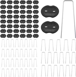 Stabiele grondankers voor onkruidvlies - 50 stuks + 50 sluitringen - 150 x 40 x 25 mm — thumbnail 1