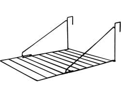 BRASQ Droogrek Hangend Zwart - 5 meter - Wasdroger voor Deur en Balkon - Wasrek inklapbaar - Wanddroogrek - ophangbaar droogrek- 53x71x27 cm — afbeelding 1