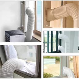 Draagbare airco slang - mobiele airconditioningslang 13 cm diameter 200 cm lengte — thumbnail 5