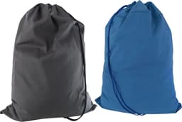 Bluvardi katoenen waszakken set van 2 stuks - XXL -indigo-antracit — thumbnail 1