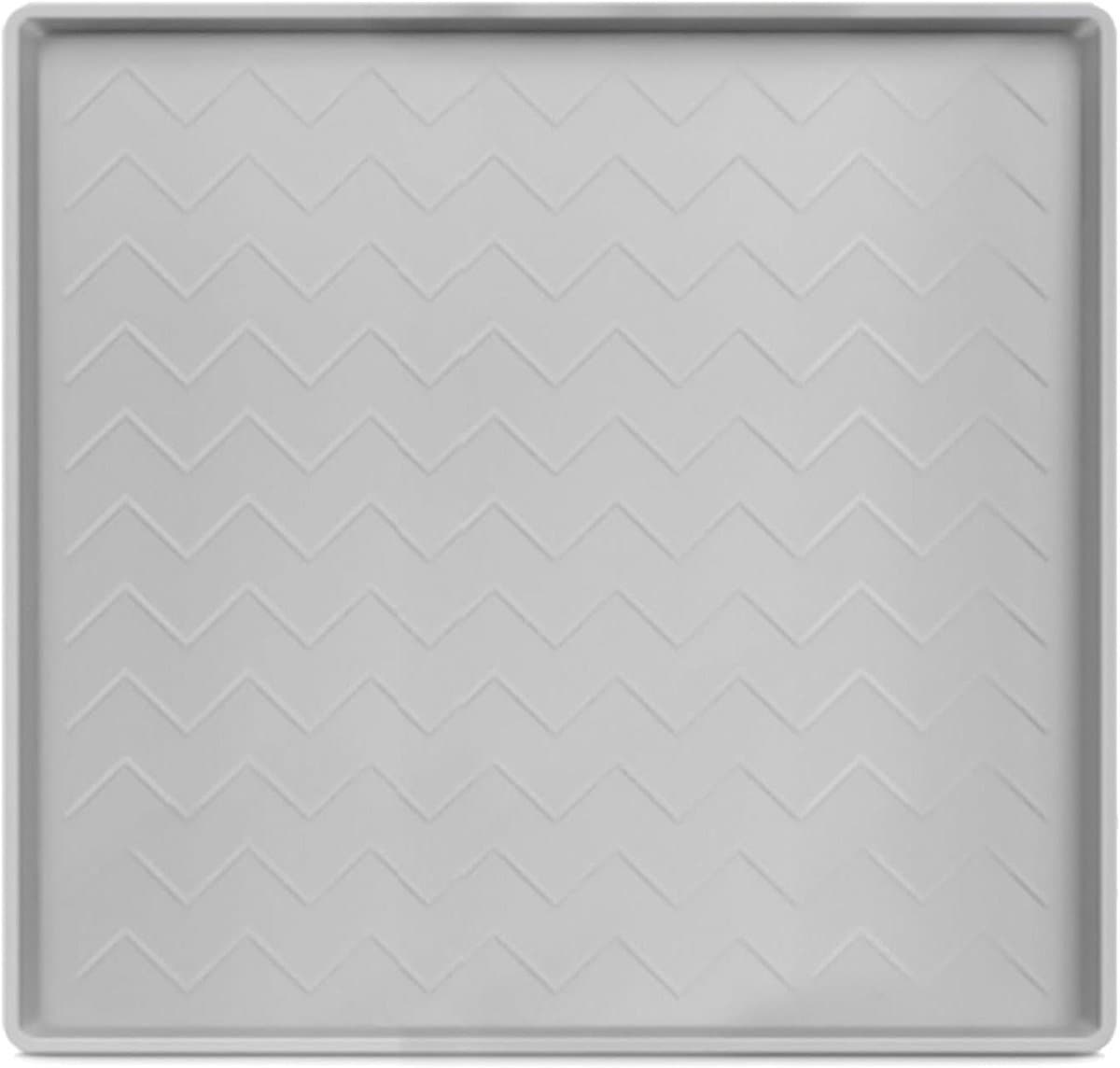 Airco Lekbak - Wateropvangbak Condensbak - Apparaten Beschermen - Waterdicht Siliconen - 56x56 cm - Grijs — afbeelding 1
