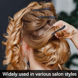 Haarklemmen - Haarspelden Klemmen - Haar Styling - Professionele Grip - 115 cm - Zwart — thumbnail 4