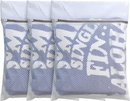 Waszakken, waszakken van mesh voor de wasmachine, 3-delige set waszakken van mesh, duurzaam wasnet, geschikt voor ondergoed, overhemden, jurken, damesblouses, sjaals en speelgoed,m, 40*50cm — thumbnail 1