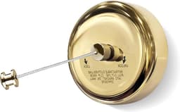Intrekbare Waslijn - Drooglijn Binnen - Was Drogen - Roestvrij Staal 304 - 1 Meter - Goud — thumbnail 1
