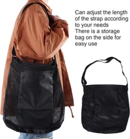 Cryfokt Fruitpluk Ademende Tas Verstelbare Riem Praktisch Ontwerp voor Paddenstoelenoogst, Taille Berry-collectie voor Wandelavonturen 16,5x17,7in — thumbnail 3