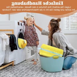 2 Stuks Schoenwaszakken voor de Wasmachine, Multifunctionele Bescherming voor Sneakers, Herbruikbare Waszakken voor Schoenen en Trainers — thumbnail 3