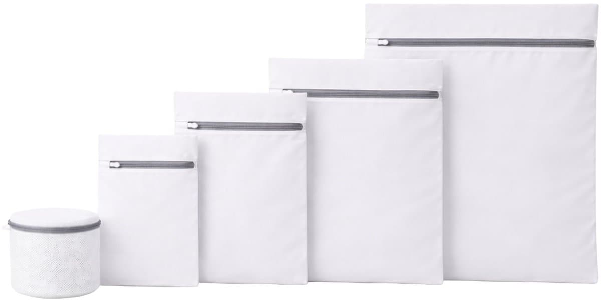 Cailean - Waszakken - 5 Stuks - Verschillende maten - Mesh Laundry Bags - Waszak - Waszakjes Met Rits - Waszakken voor wasgoed - 16 x 16 - 20 x 30 - 30 x 40 - 40 x 50 - 50 x 60 cm — afbeelding 1