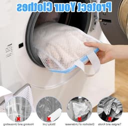 Grote Waszak voor Wasmachine, 50 x 60 cm, 2 Stuks, Met Rits en Handvat, Ideaal voor Kleding, Ondergoed en Shirts — thumbnail 5
