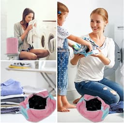 Waszak voor Schoenen - Herbruikbare Wasnet voor Sneakers en Sportschoenen met Rits - Bescherming en Hygiëne tijdens het Wassen in de Wasmachine — thumbnail 3