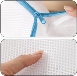 4-delige waszak set voor bh’s – Wasnet met rits – Herbruikbare waszakken voor lingerie en kleine kledingstukken — thumbnail 4