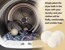 Dailygoods - Set van 6 Herbruikbare Drogerballen — thumbnail 5