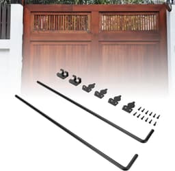 Grondgrendel - Poort Stabilisator - Hekken Beveiligen - Zware Staalconstructie - 60 cm Lengte - Zwart — thumbnail 3