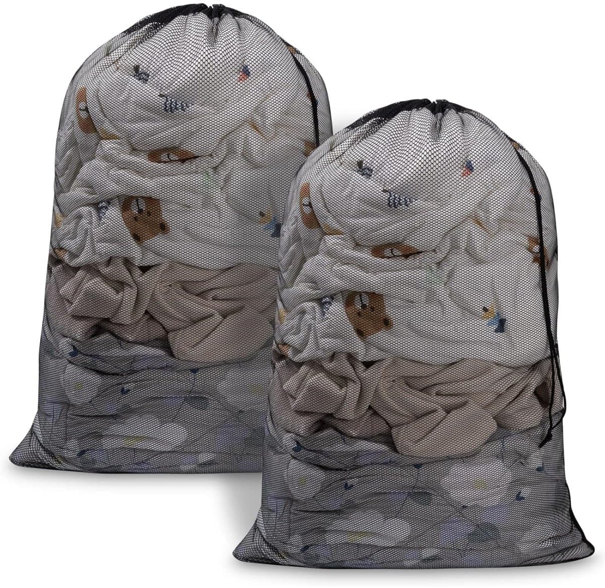 TOVBMUP Laundry bag - Waszakken - waszak Waszak Groot - Waszak Wasmachine - 70*90cm - Zwart — afbeelding 1