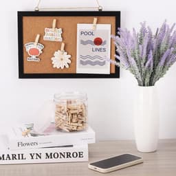 Houten Punaises met Clips - Decoratieve Spelden - Foto's Ophangen - Laat Geen Sporen Achter - 3.6 x 0.7 cm — thumbnail 5