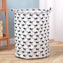 Wasmand – Stijlvolle wasmand – Wasbaar en opvouwbaar – Geschikt voor studentenkamers, appartementen en wasruimtes – Lichtgewicht en duurzaam- Set van 2 — thumbnail 3