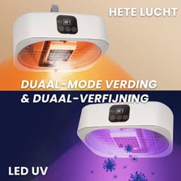 Draagbare wasdroger – Mini & compact – Voor appartement, camper en reis – Stil, snel drogend – Met instelbare timer – Eenvoudige installatie — thumbnail 3
