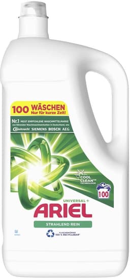 Ariel Professional Universeel Vloeibaar Wasmiddel - 5 Liter fles - 100 Wasbeurten - Voordeelverpakking — thumbnail 2