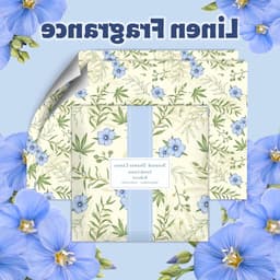 Linnen geurpapier voor lades, geurend kastpapier voor kledingkasten en kasten, 6 vellen voor een frisse geur — thumbnail 2