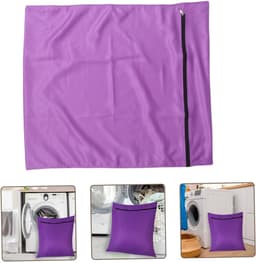VHV Waszakken voor huisdieren - Waszakken van twill polyester - Voorkomt dat waszakken verstopt raken door dierenhaar - Waszakken voor huisdierendekens - Geweldig voor honden en katten (70x80cm) - Paars — thumbnail 5