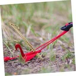 Grondanker Vee - Grondstake Huisdier - Veilig Vastzetten - Duurzaam IJzer - 29 cm Lengte - Goud — thumbnail 3