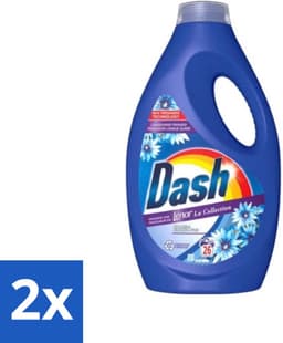 Dash - Lenor Collectie - Vloeibaar Wasmiddel - Witte en Gekleurde Was - Zeebries - 26 Wasbeurten - Voordeelverpakking - 2 stuks — thumbnail 4