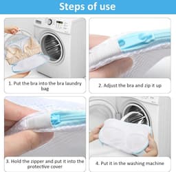 Lot de 3 filts de washage pour support-gorge - Voor wasmachine, filt linge wasmachine — thumbnail 5