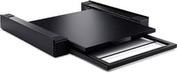 ProductXpert Stacko™ - Stapelkit - Tussenstuk - Uitschuifbare Plank met Handdoekhouder - Wasmachine en Droger - Zwart - Antislip — thumbnail 1