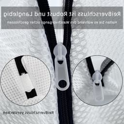 Waszak voor Schoenen en Delicate Kleding, Antideform, Mesh, Met Rits (2 Stuks) - Ideaal voor Wassen en Bescherming van Textiel — thumbnail 4