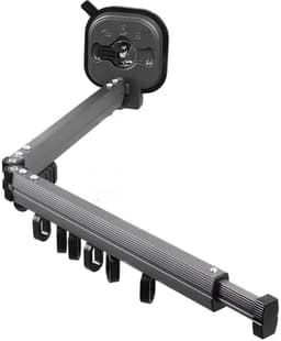 Dailygoods- Droogrek Intrekbaar - Wandmontage - Opvouwbaar - Ruimtebesparend - Zuignaptechnologie - Aluminiumlegering 92cm - Wasrek — thumbnail 1