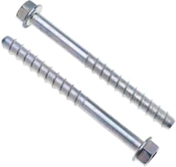 Ankerbout Beton - Schroefanker Set - Zware Bevestiging - Zelf Tappend - M8 x 80mm - Zilverkleurig — thumbnail 2