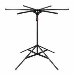 Jensaro Kledingdroogrek Opvouwbaar – Verstelbaar Droogrek 40KG – Wasrek met Klemmen – Staand Droogrek Binnen Buiten – Zwart — thumbnail 1